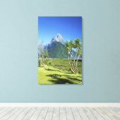 Neuseeland, Südinsel, Miter Peak, Leinwanddruck (Insitu (Holzboden))