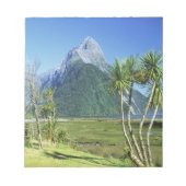 Neuseeland, Südinsel, Miter Peak, Notizblock (Vorderseite)