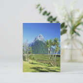 Neuseeland, Südinsel, Miter Peak, Postkarte (Stehend Vorderseite)