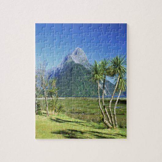 Neuseeland, Südinsel, Miter Peak, Puzzle (Vertikal)