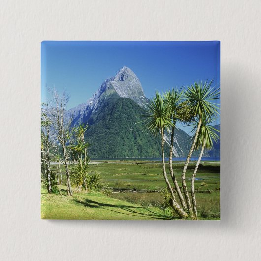 Neuseeland, Südinsel, Mitre Peak, Button (Vorderseite)