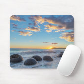 Neuseeland, Südinsel, Moeraki Boulders Mousepad (Mit Mouse)