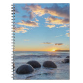 Neuseeland, Südinsel, Moeraki Boulders Notizblock (Vorderseite)