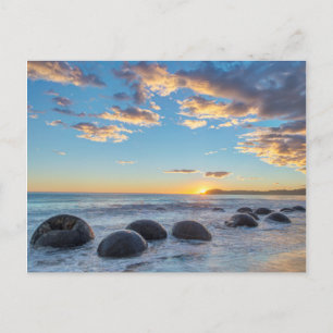 Neuseeland, Südinsel, Moeraki Boulders Postkarte