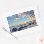 Neuseeland, Südinsel, Moeraki Boulders Rechteckiger Aufkleber (Umschlag)