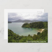 Neuseeland Südinsel Postkarte (Vorne/Hinten)