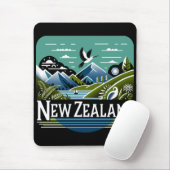 Neuseeland Südpazifik Mousepad (Mit Mouse)