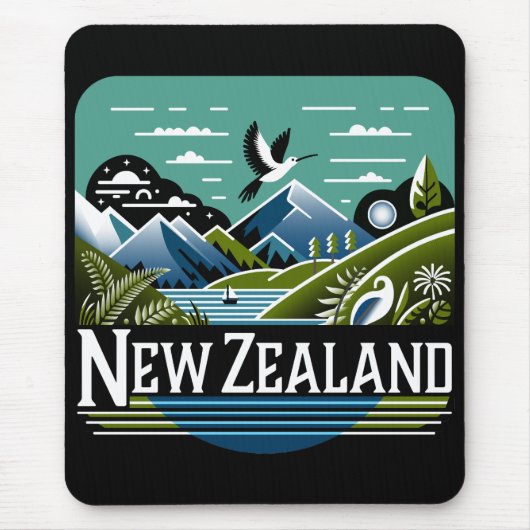 Neuseeland Südpazifik Mousepad (Vorne)
