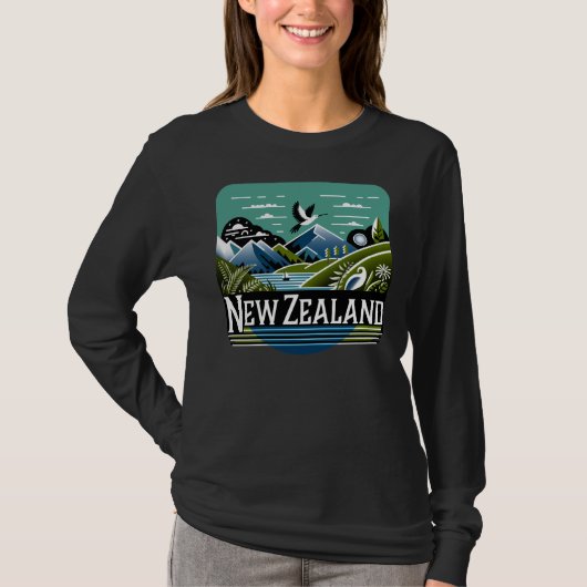 Neuseeland Südpazifik T-Shirt (Vorderseite)