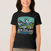 Neuseeland Südpazifik Tri-Blend Shirt (Vorderseite)