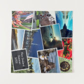 Neuseeland Summer Collage Tapestes Wandteppich (Vorderseite (Horizontal))