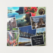 Neuseeland Summer Collage Tapestes Wandteppich (Vorderseite)