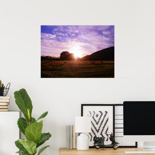 Neuseeland Sunrise Poster (Heimbüro)