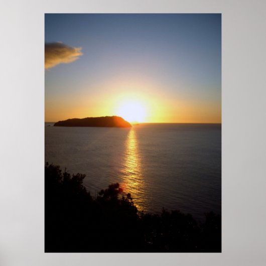 Neuseeland Sunrise Posters Ocean Sunrise Poster (Vorne)