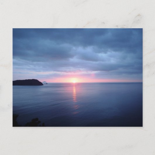 Neuseeland Sunrise Postkarten (Vorderseite)
