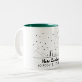 Neuseeland-Tasse Zweifarbige Tasse (Vorderseite Links)