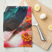 Neuseeland Tui Bird Teetuch Geschirrtuch (Viertel Falte)