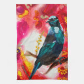 Neuseeland Tui Bird Teetuch Geschirrtuch (Vertikal)