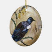 Neuseeland Tui Keramik Ornament (Rechts)