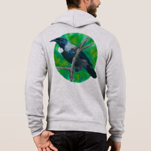 Neuseeland Tui - Malerei in Acryl Hoodie