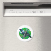 Neuseeland Tui - Malerei in Acryl Magnet (In Situ (Geschirrspüler))