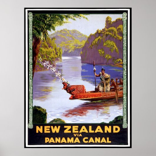 Neuseeland über den Panamakanal, Menschen auf dem Poster (Vorne)