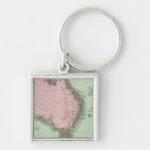 Neuseeland und Neuseeland Schlüsselanhänger