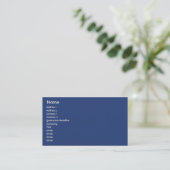 Neuseeland - Unternehmen Visitenkarte (Stehend Vorderseite)