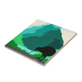 Neuseeland Vintage-Design Fliese (Seite)