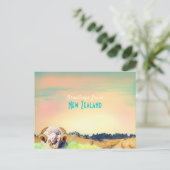 Neuseeland Vintage Karte (Stehend Vorderseite)