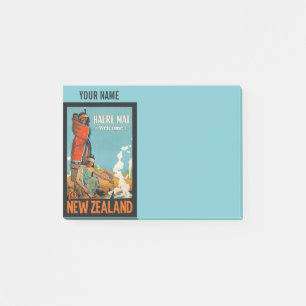 Neuseeland Vintage-Reise-Post-it-Notizen Post-it Klebezettel