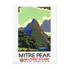 Neuseeland Vintage-Reiseposter restauriert