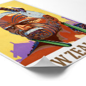 Neuseeland Vintage Travel Poster neu (Ecke)