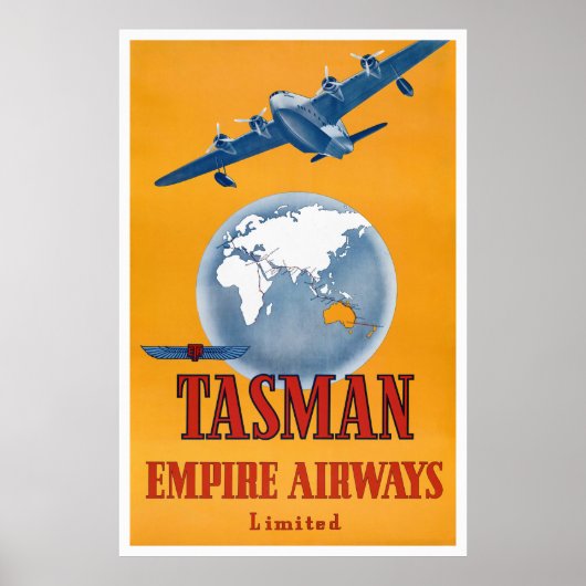 Neuseeland Vintage Travel Poster neu (Vorne)