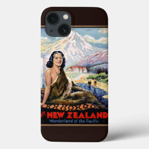 Neuseeland Vintage Travel Poster neu Case-Mate iPhone Hülle