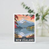 Neuseeland Vintager berühmter Reiseort Postkarte (Stehend Vorderseite)