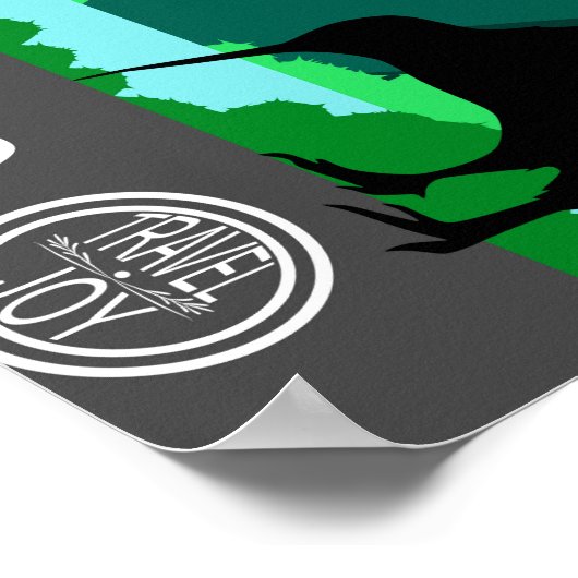 Neuseeland Vintages Design Poster (Ecke)