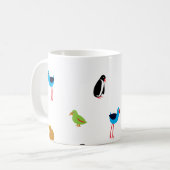 Neuseeland-Vögel Kaffeetasse (Vorderseite Links)