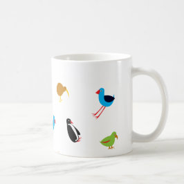 Neuseeland-Vögel Kaffeetasse