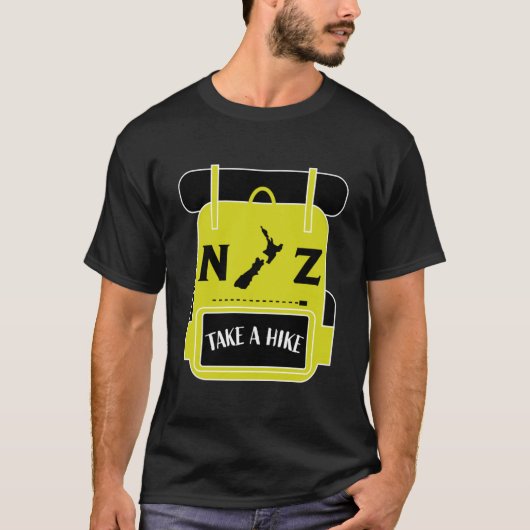 Neuseeland Wandern - Walling NZ - Wanderwege NZ T-Shirt (Vorderseite)