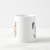 Neuseeland-Wappen Kaffeetasse (Mittel)