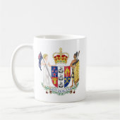 Neuseeland-Wappen Kaffeetasse (Links)