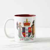 Neuseeland-Wappen Tasse (Links)