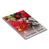 Neuseeland Weihnachtsbaum Rote Blüten Notizblock (Rechte Seite)