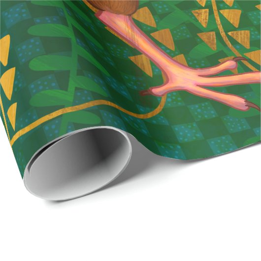 Neuseeland Weka Geschenkpapier (Rolleneckpunkt)