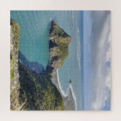 Neuseeland Whatipu Seascape View Omanawanui Track Puzzle (Horizontal)