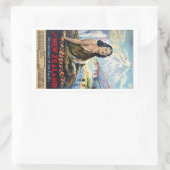 Neuseeland: Wunderland im Pazifik Rechteckiger Aufkleber (Tasche)