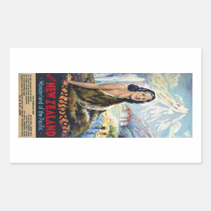 Neuseeland: Wunderland im Pazifik Rechteckiger Aufkleber