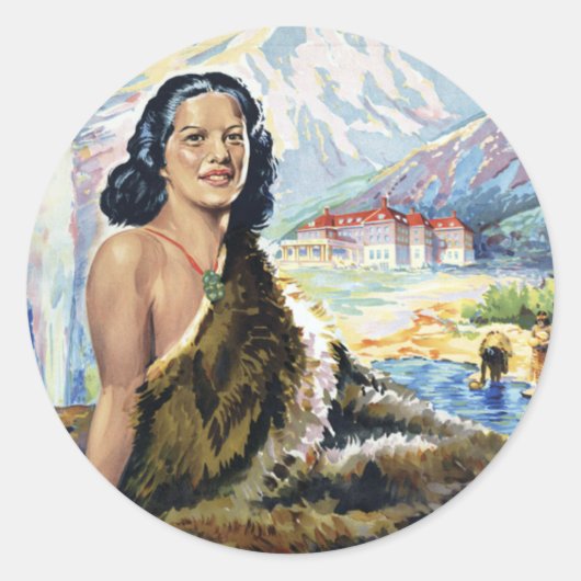 Neuseeland: Wunderland im Pazifik Runder Aufkleber (Vorderseite)