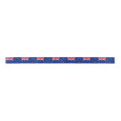 Neuseeland & Zealand Flag Ribbon / Aotearoa Satinband (Vorderseite)